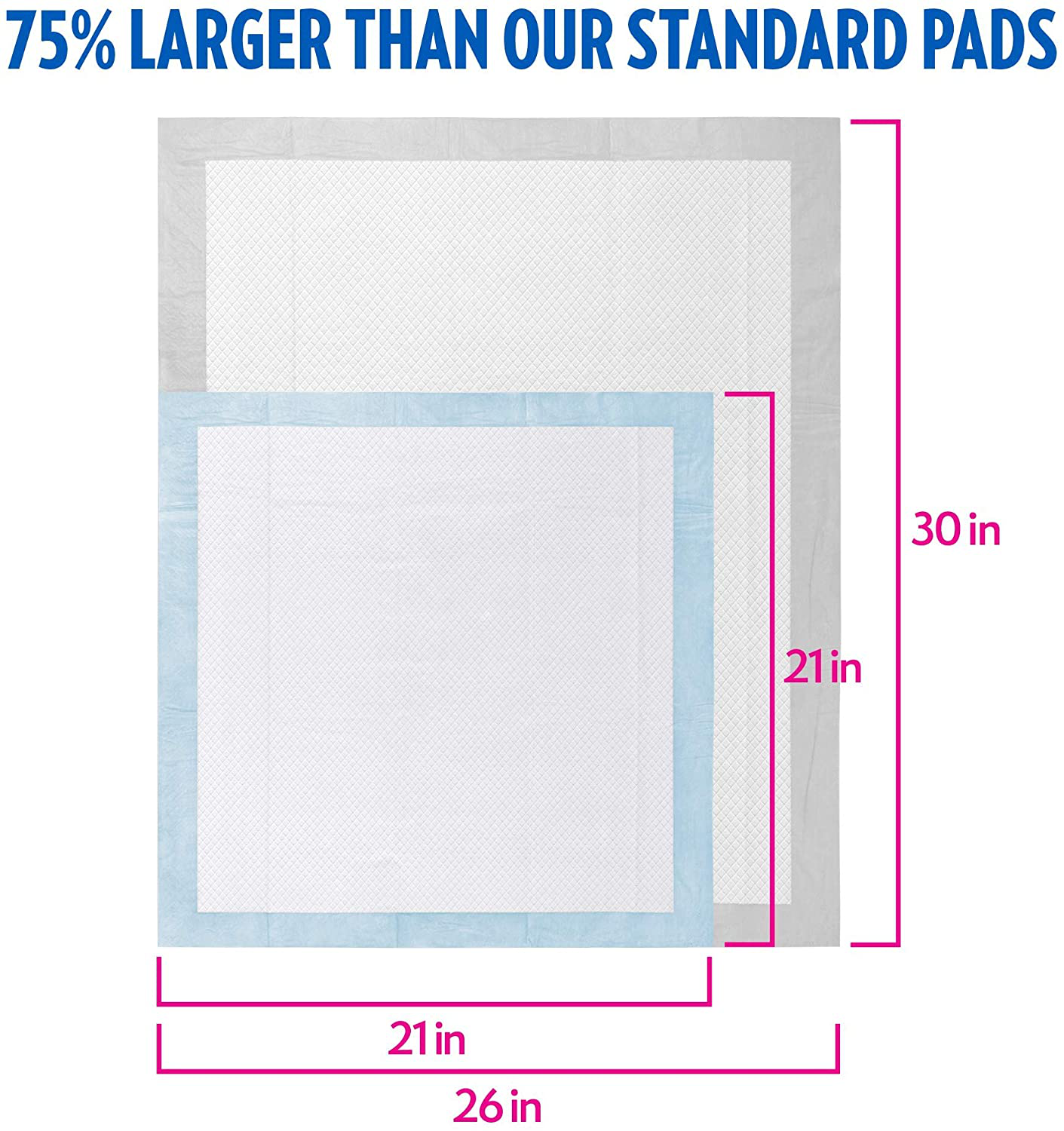 OUT! Heavy Duty XXL Dog Pads | Absorbent Pet Training and Puppy Pads | 30 Pads | 26 X 30 Inches Animals & Pet Supplies > Pet Supplies > Dog Supplies > Dog Diaper Pads & Liners OUT!   