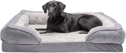 Furhaven Orthopedic, Cooling Gel, and Memory Foam Pet Beds for Small, Medium, and Large Dogs and Cats - Luxe Perfect Comfort Sofa Dog Bed, Performance Linen Sofa Dog Bed, and More Animals & Pet Supplies > Pet Supplies > Cat Supplies > Cat Beds Furhaven   