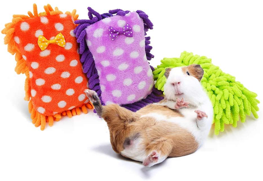 Janyoo Guinea Pig Bed Accessories for Cage Pads Set Soft Cushions Supplies Pack Cute Pillow Mat for Small Animal Girls Boys Animals & Pet Supplies > Pet Supplies > Small Animal Supplies > Small Animal Habitat Accessories JanYoo   