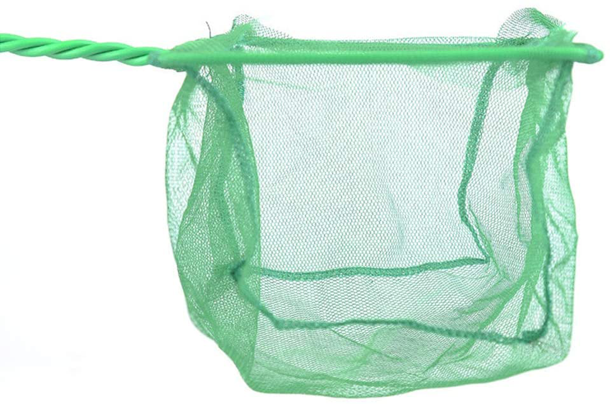 Lasenersm 1 Piece 4 Inch Aquarium Fish Net with Plastic Handle Fine Mesh Aquarium Net Long Handle Small Fish Catch Nets for Aquarium Fish Tanks, Green Animals & Pet Supplies > Pet Supplies > Fish Supplies > Aquarium Fish Nets lasenersm   