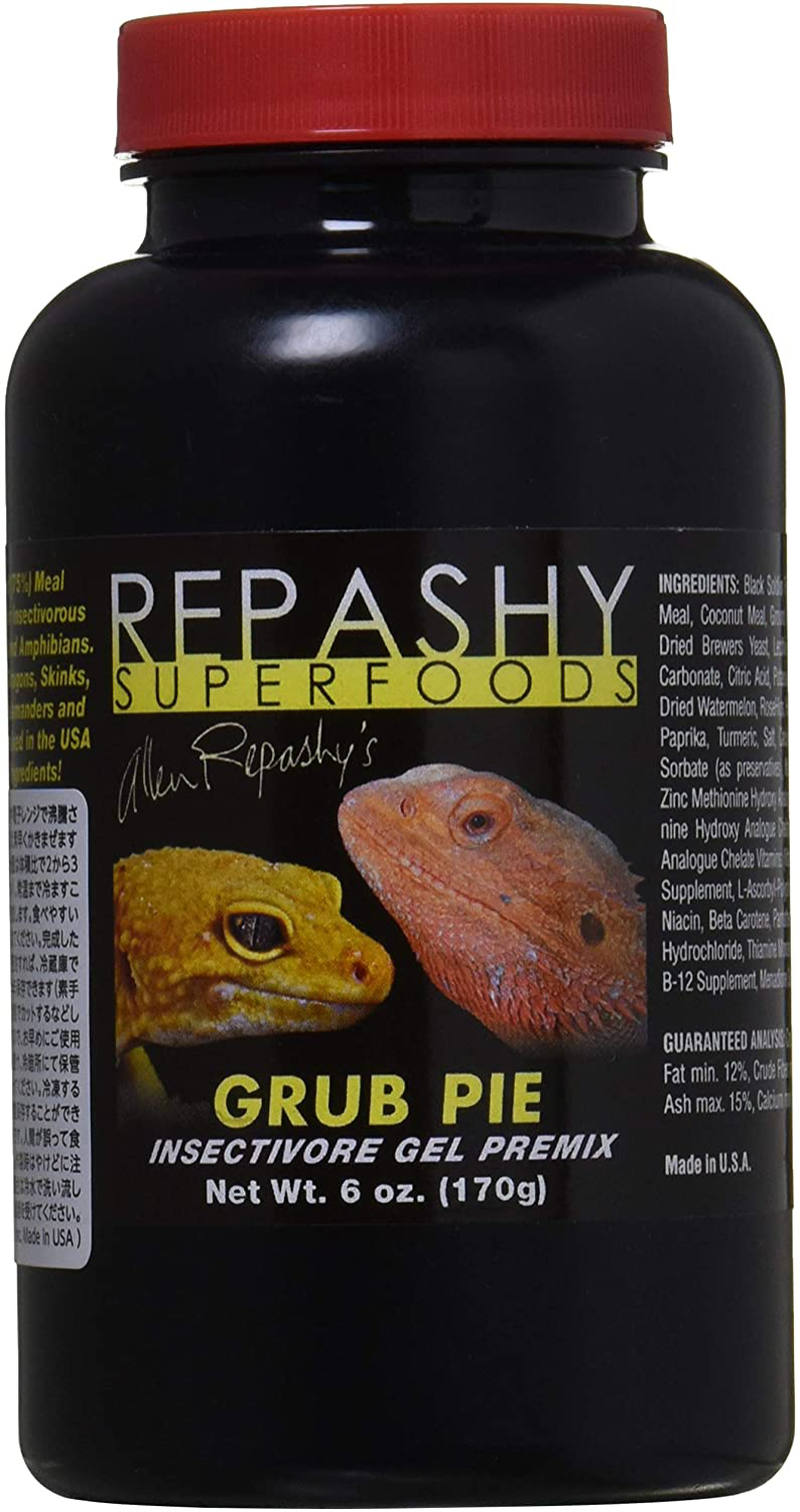 Repashy Grub Pie Insectivore Diet Gel Premix (Reptile) 6 Oz JAR Animals & Pet Supplies > Pet Supplies > Reptile & Amphibian Supplies > Reptile & Amphibian Food Repashy   