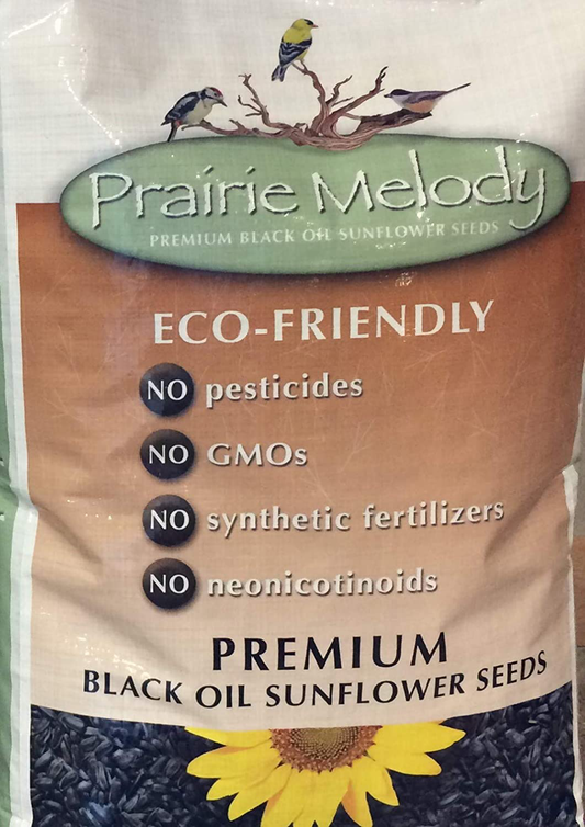 Prairie Melody(Tm) Premium Black Oil Sunflower Bird Seed, Pesticide Free, 12-Pound Bag Animals & Pet Supplies > Pet Supplies > Bird Supplies > Bird Food Prairie Melody   