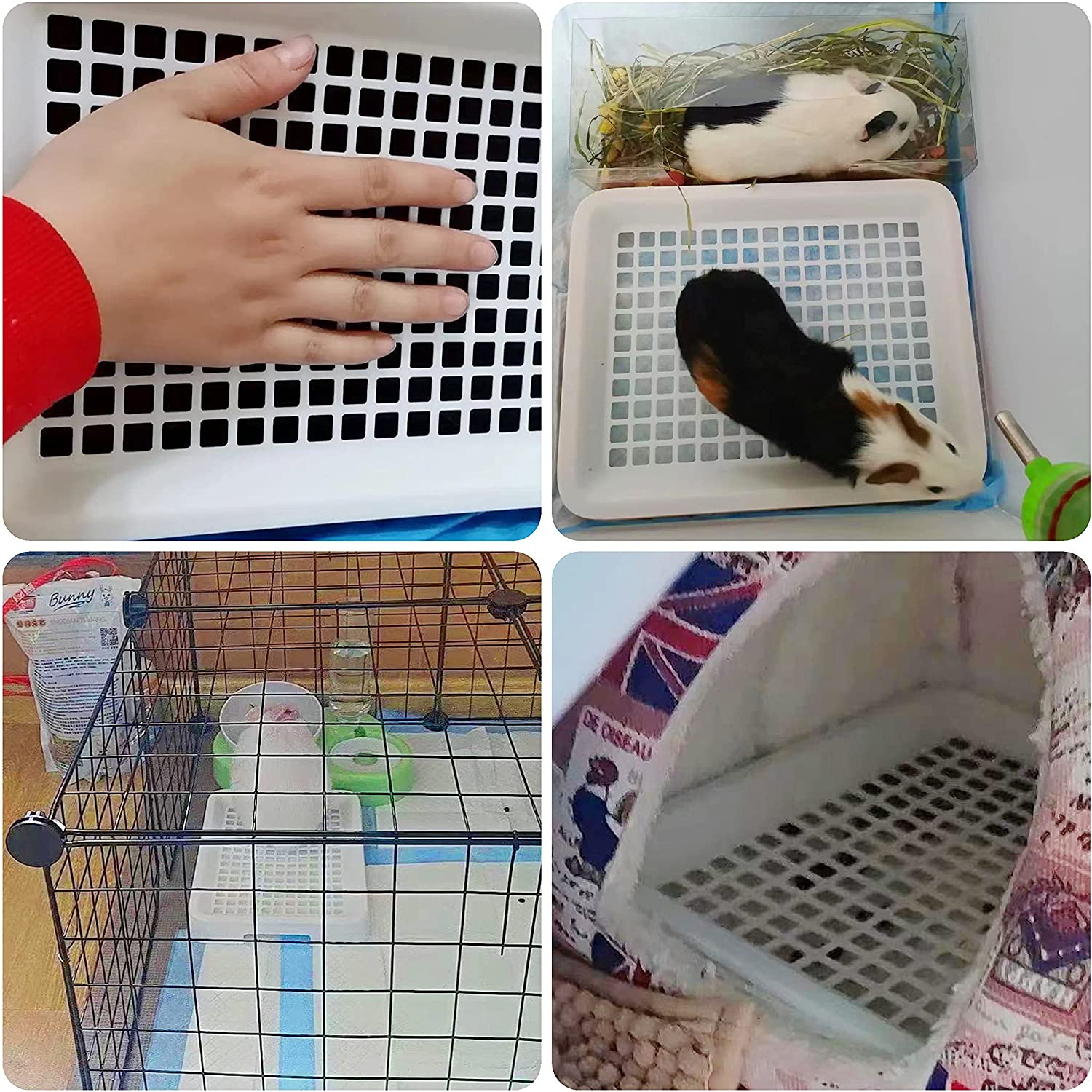 Guinea Pig Toilet, Small Animal Potty Trainer Corner, Square Rat Litter Bedding Box with Small Broom, Dustpan, Small Pet Litter Toilet for Guinea Pigs, Chinchilla, Ferret,Galesaur… Animals & Pet Supplies > Pet Supplies > Small Animal Supplies > Small Animal Bedding Moan&Miao   