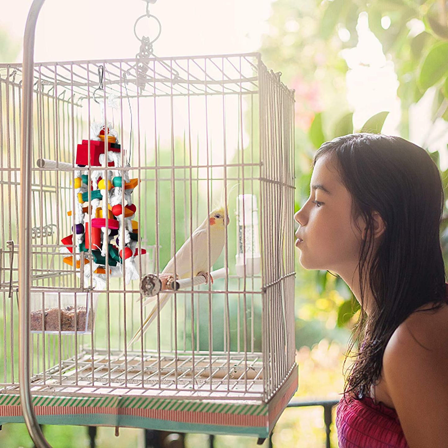 Rypet Bird Chewing Toy - Parrot Cage Bite Toys Wooden Block Bird Parrot Toys for Small and Medium Parrots and Birds Animals & Pet Supplies > Pet Supplies > Bird Supplies > Bird Treats Rypet   