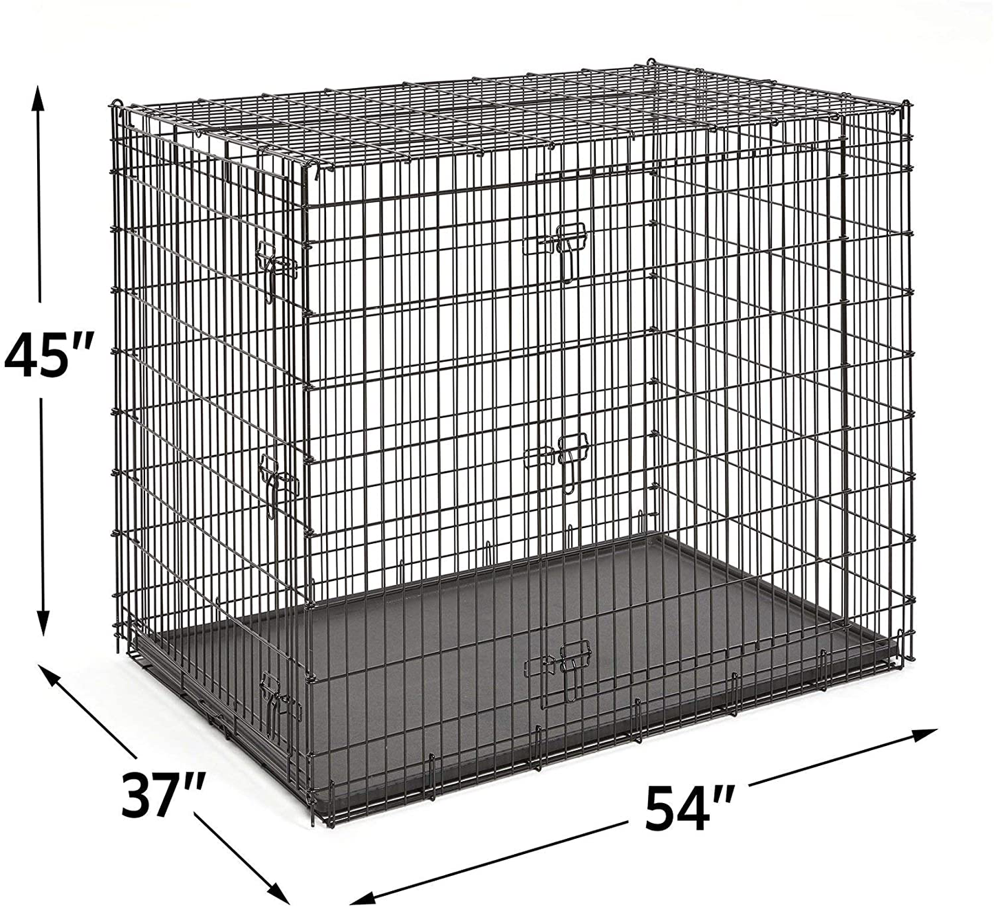 Midwest Homes for Pets XXL Giant Dog Crate | 54-Inch Long Ginormous Dog Crate Ideal for a Great Dane, Mastiff, St. Bernard & Other XXL Dog Breeds Animals & Pet Supplies > Pet Supplies > Dog Supplies > Dog Kennels & Runs MidWest Homes for Pets   