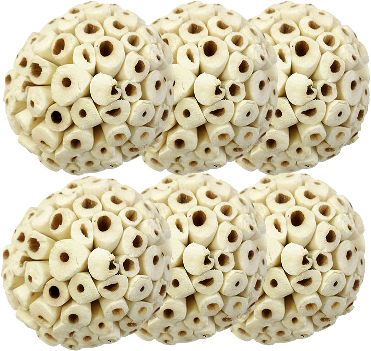 Bonka Bird Toys Natural Sola Ball Soft Chew Shred Foraging Parrot Amazon, Cockatiel, Conure, Quaker, Caique, Eclectus, Budgie, Parakeet, Rabbits, Guinea Pigs, Chinchilla, Bunny. Animals & Pet Supplies > Pet Supplies > Bird Supplies > Bird Toys Bonka Bird Toys Pack (6)  