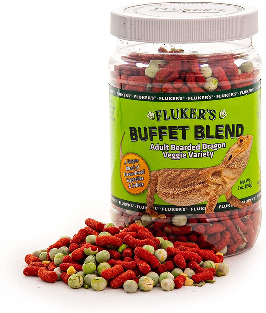 Fluker'S Buffet Blend Adult Bearded Dragon Veggie Variety Diet Animals & Pet Supplies > Pet Supplies > Reptile & Amphibian Supplies > Reptile & Amphibian Food Fluker's   