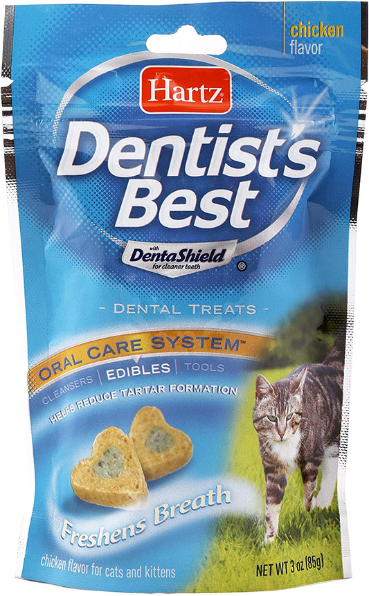 Hartz Dentist'S Best Chicken Flavored Dental Cat Treats Animals & Pet Supplies > Pet Supplies > Cat Supplies > Cat Treats Hartz   