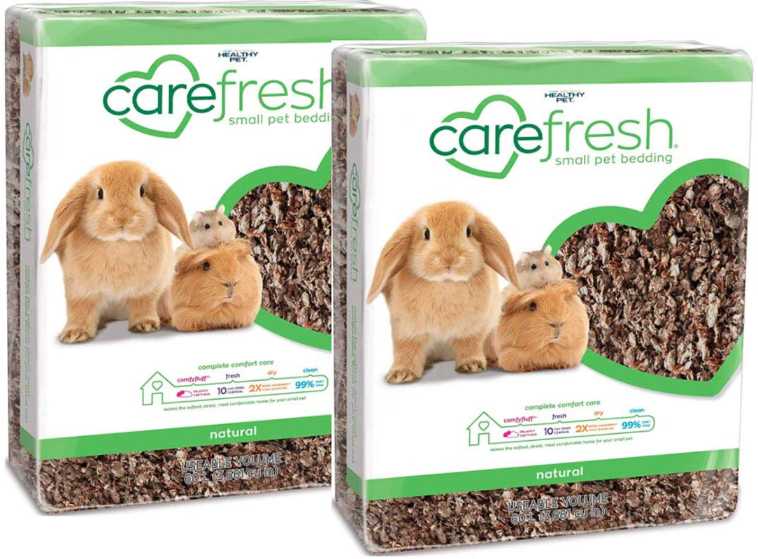Carefresh Natural Pet Bedding 60 Liters - Pack of 2