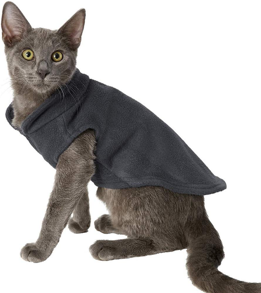 Droolingdog Dog Cat Fleece Vest for Small Dogs Animals & Pet Supplies > Pet Supplies > Cat Supplies > Cat Apparel DroolingDog   