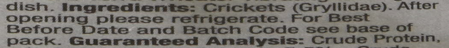 Exo Terra Specialty Reptile Food, Canned Crickets for Reptiles, PT1960 Animals & Pet Supplies > Pet Supplies > Reptile & Amphibian Supplies > Reptile & Amphibian Food Exo Terra   