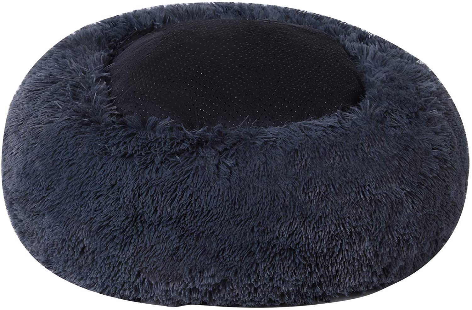 Binetgo Calming Cat and Dog Beds，20/24/32 Inches Dog Bed, Black/Pink/Beige Puppy Bed ,Original Calming Donut Cat and Dog Bed in Shag Fur– Machine Washable, anti Slip Waterproof Bottom Animals & Pet Supplies > Pet Supplies > Cat Supplies > Cat Beds BinetGo   