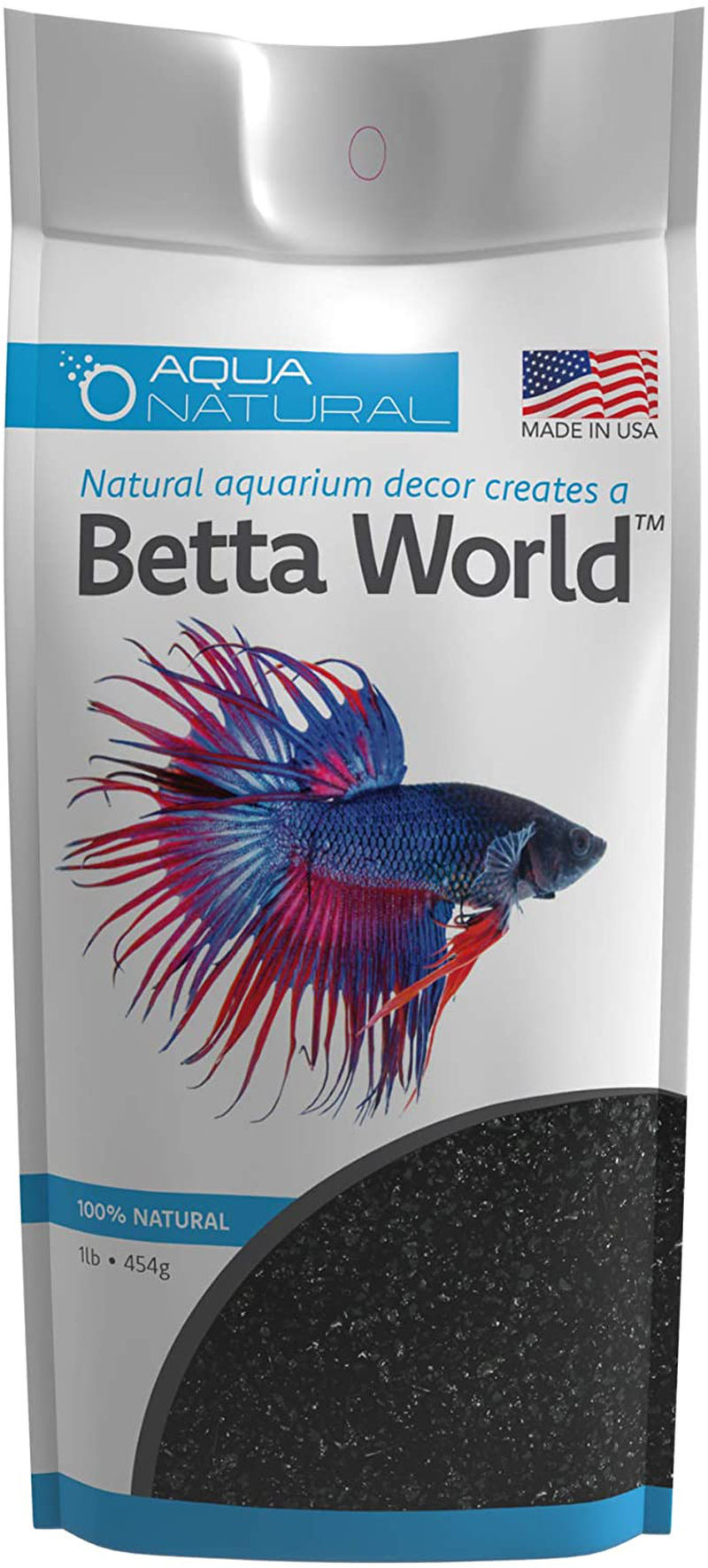 Aquanatural Betta World Animals & Pet Supplies > Pet Supplies > Fish Supplies > Aquarium Gravel & Substrates AquaNatural Diamond Black  