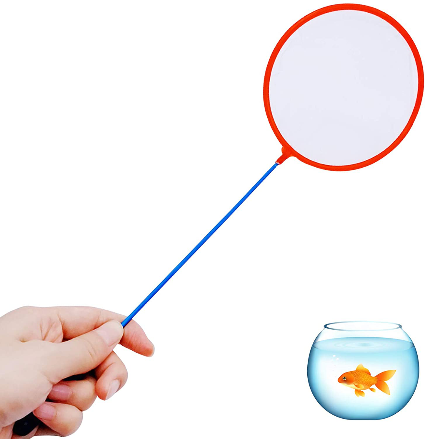 Mini Fine Sieve Small Fish Net, 10 Pieces Brine Shrimp Net for Mini Fish & Fish Eggs Animals & Pet Supplies > Pet Supplies > Fish Supplies > Aquarium Fish Nets Treatortrick   