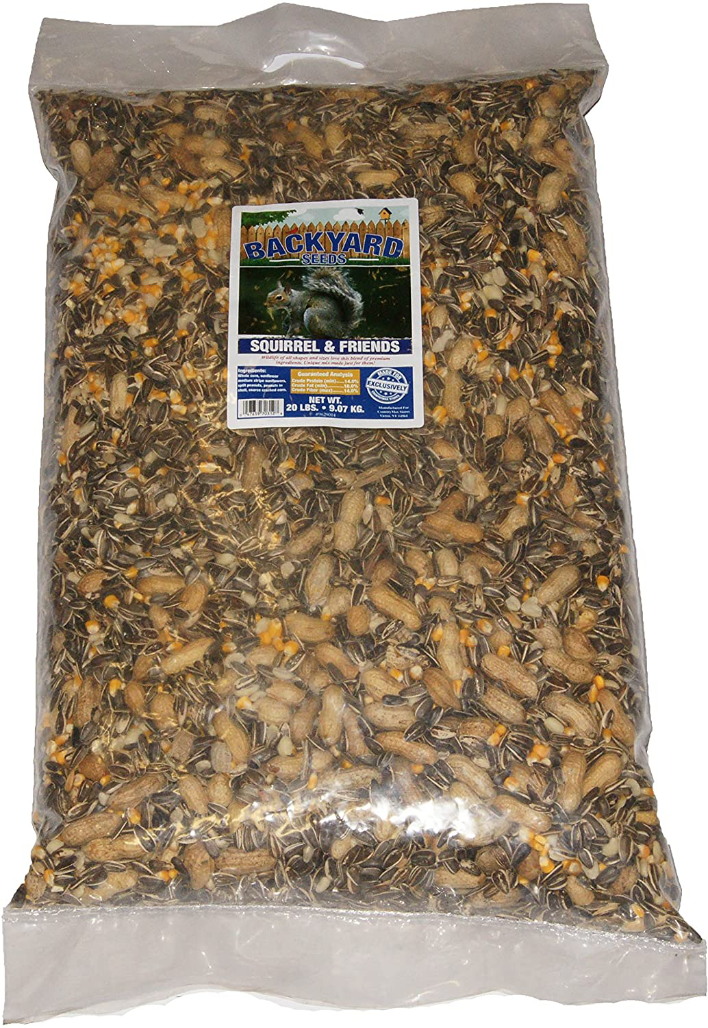 Backyard Seeds Squirrel, Deer Feed & Wildlife Mix 20 Pounds Animals & Pet Supplies > Pet Supplies > Bird Supplies > Bird Food CountryMax   