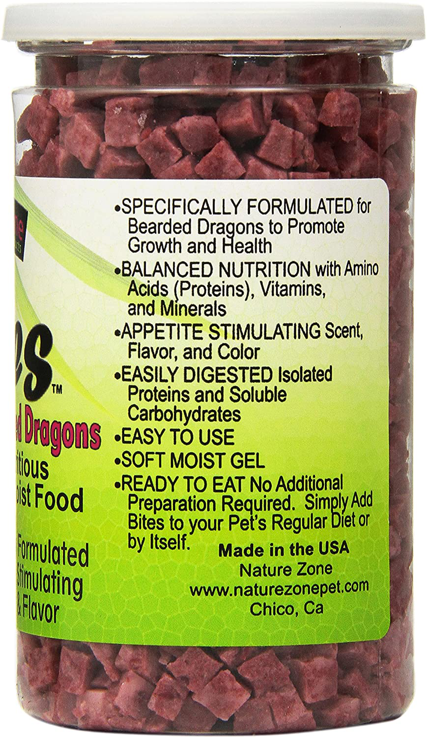 Nature Zone Snz54621 Bearded Dragon Bites Soft Moist Food, 9-Ounce Animals & Pet Supplies > Pet Supplies > Reptile & Amphibian Supplies > Reptile & Amphibian Food Nature Zone   