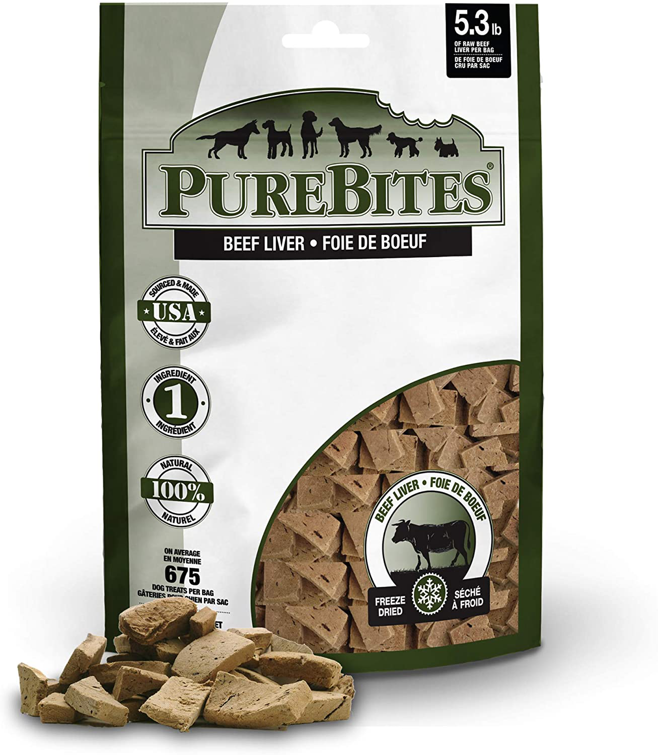 Purebites Beef Liver Animals & Pet Supplies > Pet Supplies > Dog Supplies > Dog Treats Pure Treats, Inc. 1.62 Pound (Pack of 1)  