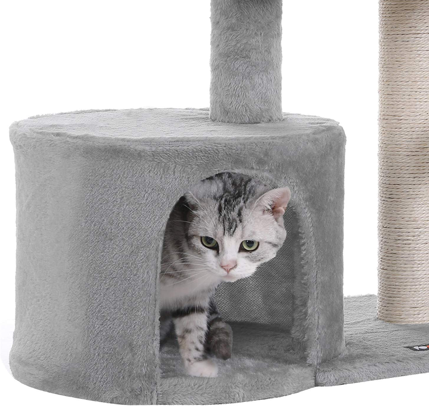 FEANDREA Cat Tree with Sisal-Covered Scratching Posts for Kitten Animals & Pet Supplies > Pet Supplies > Cat Supplies > Cat Furniture FEANDREA   