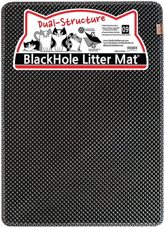 Blackhole Litter Mat Blackhole Cat Litter Mat - Extra-Large Size Rectangular 36" X 25"… Animals & Pet Supplies > Pet Supplies > Cat Supplies > Cat Litter Box Mats BlackHole Litter Mat Dark Gray  