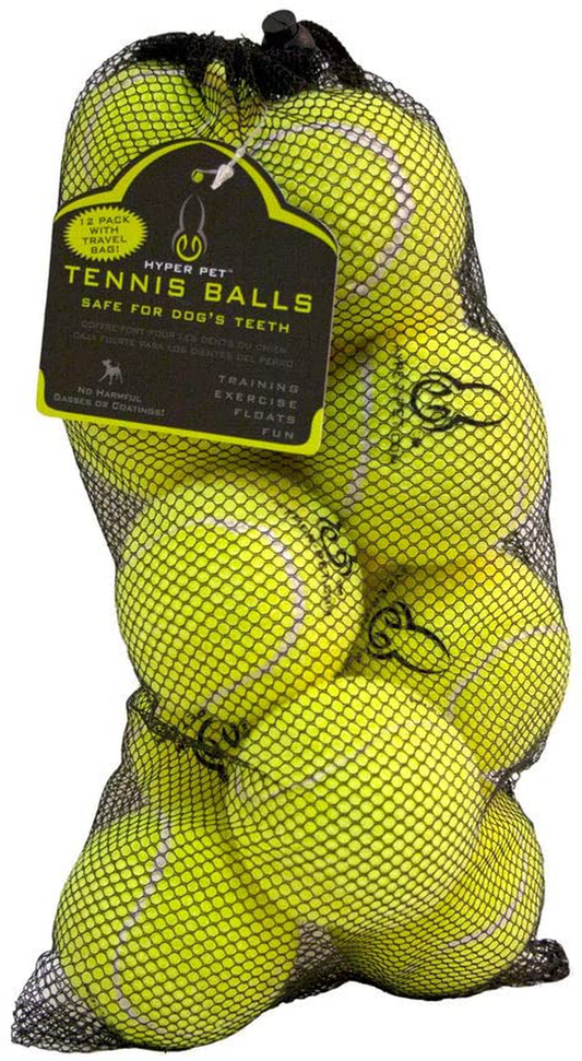 Hyper Pet Tennis Balls for Dogs (Dog Ball Dog Toys for Exercise, Hyper Pet K9 Kannon K2 & Hyper Pet Ball Launcher) Interactive Dog Toys for Large Dogs, Medium Dogs & Small Dogs - 2 Size Options