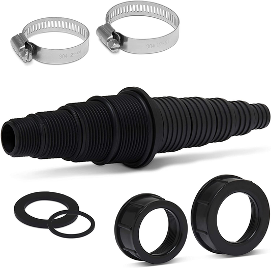 Sealproof Pond Tubing Pump Fitting, 30 Configurations, Works with Most Pumps, Fish Safe, Black Animals & Pet Supplies > Pet Supplies > Fish Supplies > Aquarium & Pond Tubing Sealproof   