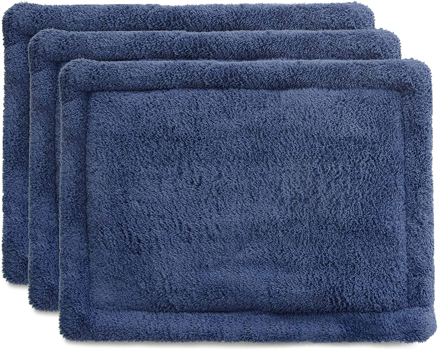 Tierecare Guinea Pig Cage Liner Fleece Bedding Super Absorbent Cage Liners Waterproof&Washable Guinea Pig Pee Pads for Small Animal Rabbit Reusable Animals & Pet Supplies > Pet Supplies > Small Animal Supplies > Small Animal Bedding Tierecare Navy Blue  