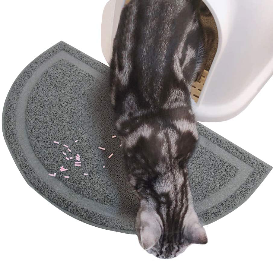 PAWISE Cat Litter Mat Trapping Mat Litter Box Rug Carpet Easy Clean Washable for Floor Waterproof Animals & Pet Supplies > Pet Supplies > Cat Supplies > Cat Litter Box Mats PAWISE   