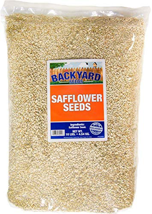 Backyard Seeds Safflower Bird Seed for Cardinals (10 Pounds) Animals & Pet Supplies > Pet Supplies > Bird Supplies > Bird Food CountryMax   