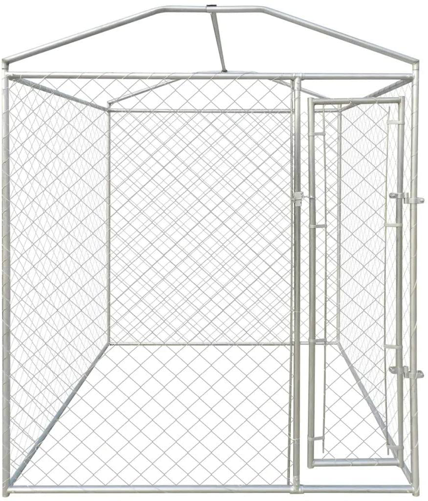 BNLD Lucky Dog - Pet Resort Heavy Duty Dog Outdoor Playpen with Water-Resistant Cover,Dog Kennel & Run,Outdoor Dog Kennel with Canopy Top 6'X6'X7.9' Animals & Pet Supplies > Pet Supplies > Dog Supplies > Dog Kennels & Runs BNLD   