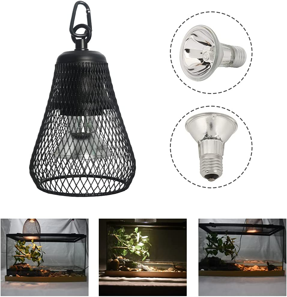 NBM, Reptile Heating Lamp and Plant Lamp with Temperature Switch, UVA UVB Is Suitable for Lizards, Tortoises, Plants and Other Animals and Plants (With 1 Bulb)