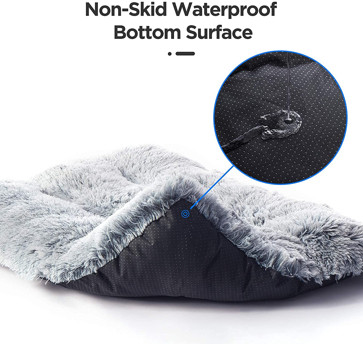 JOEJOY Dog Bed Crate Pad, Ultra Soft Calming Washable Anti-Slip Mattre –  KOL PET