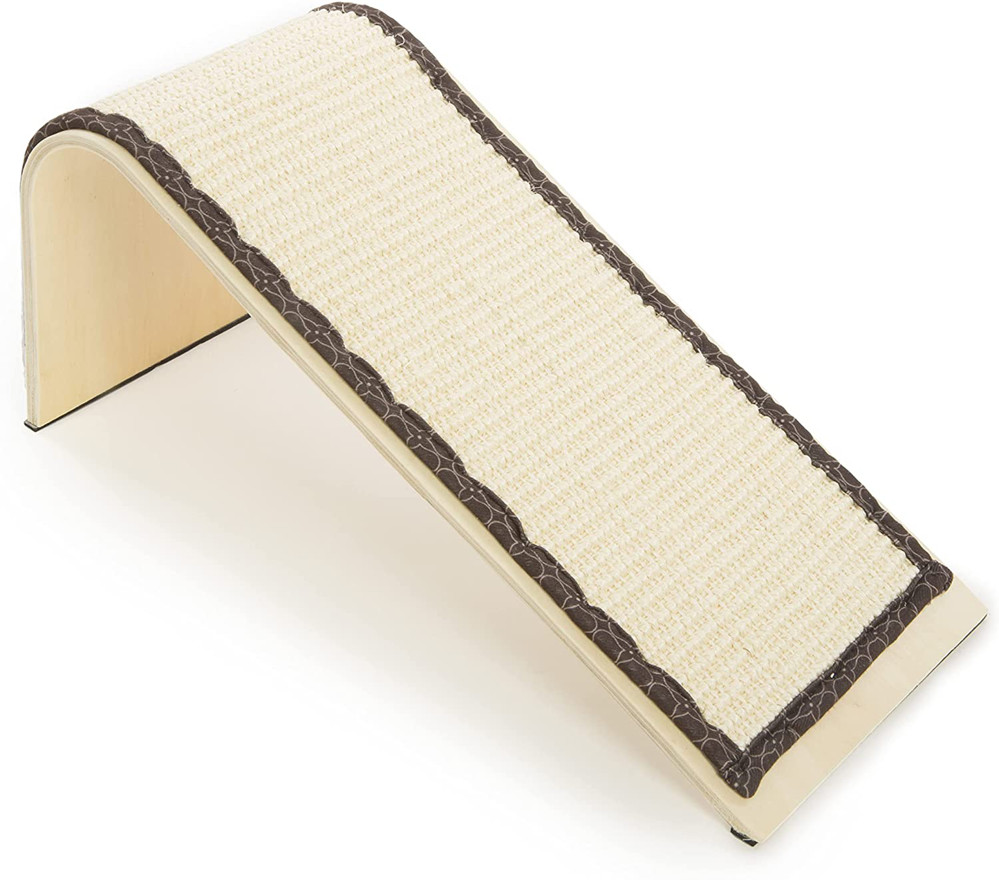 Smartykat Sisal Angle Cat Scratcher with Organic Catnip, Incline Scratching Ramp with Natural Sisal Surface Animals & Pet Supplies > Pet Supplies > Cat Supplies > Cat Beds World Wise Pooch Planet   