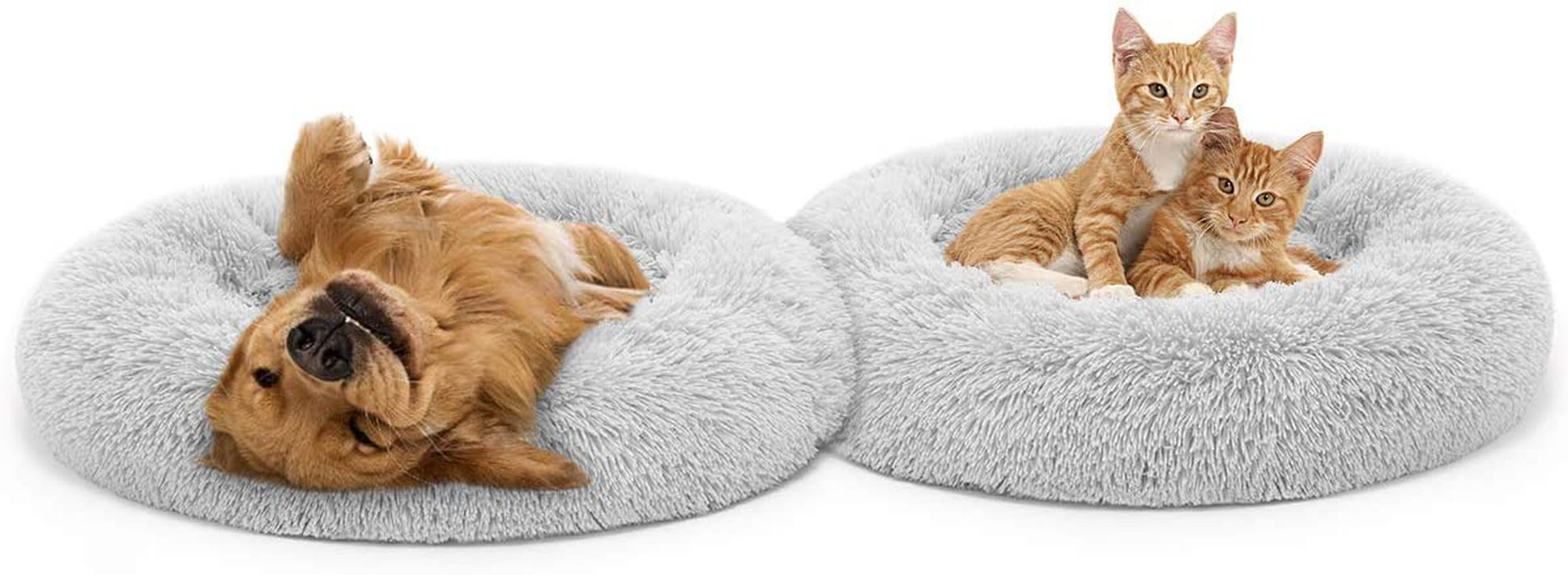 Mixjoy orthopedic dog bed comfortable donut cuddler round dog best sale bed ultra soft washable dog and cat cushion bed