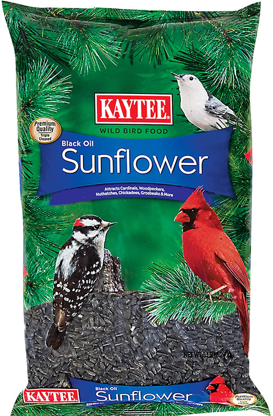 Kaytee Wild Bird Black Oil Sunflower Food, 5 Pounds Animals & Pet Supplies > Pet Supplies > Bird Supplies > Bird Food Central Garden & Pet   