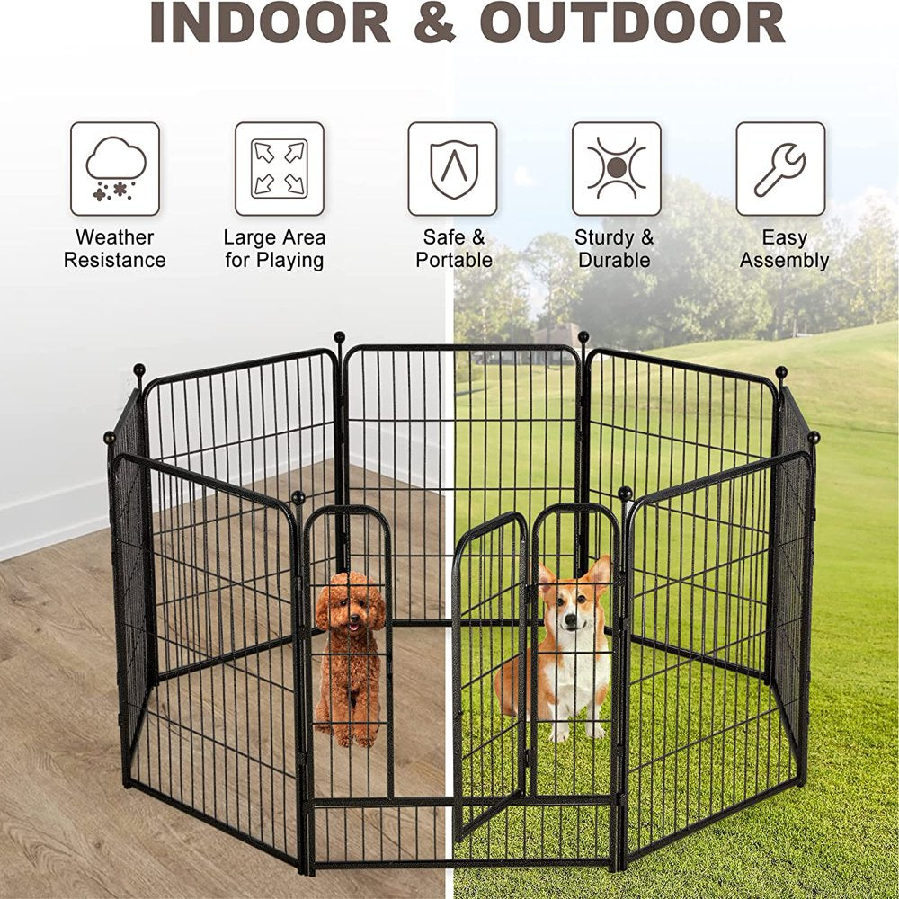 Parc pour chien Saim extérieur 8/16 panneaux enclos pour chien robuste –  KOL PET