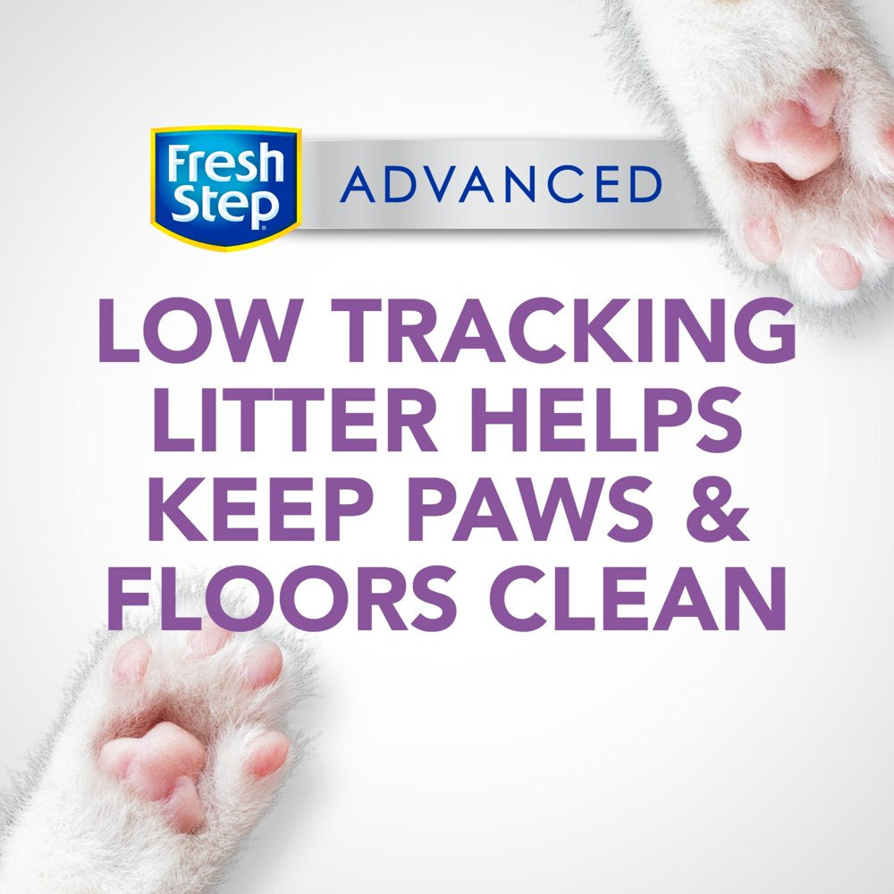 Fresh Step Advanced Clean Paws Clumping Cat Litter, Low Tracking, Odor Control, 18.5 Lb Animals & Pet Supplies > Pet Supplies > Cat Supplies > Cat Litter The Clorox Company   