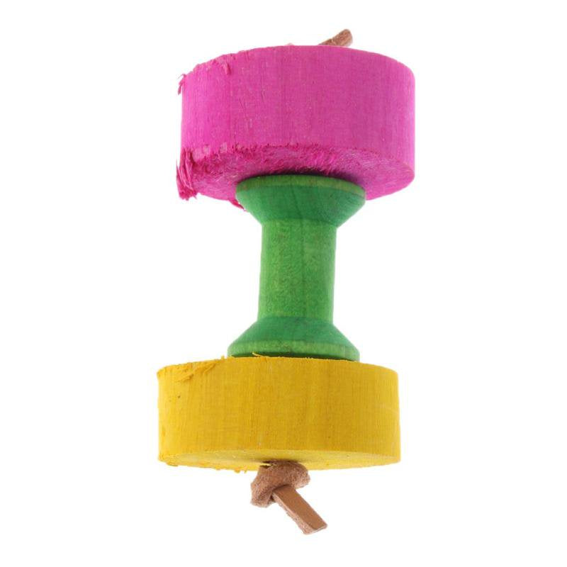 Pet Birds Parrots Perch Toy Chewing Toy Ladder Stand Perch Bird Supplies Toys - Colored Animals & Pet Supplies > Pet Supplies > Bird Supplies > Bird Ladders & Perches Magideal   