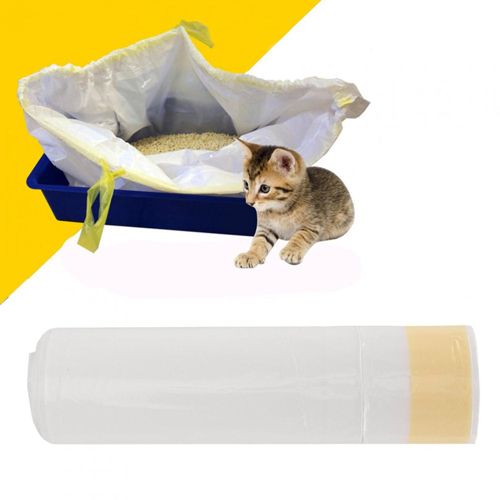 Cat Litter Liners Cat Litter Pan Liners Cat Litter Box Liner Cat Litter Bag Pet Cleaning Supplies Cat Litter Liners Thickening Drawstring Pet Pan Liners Hygienic Durable Pet Animals & Pet Supplies > Pet Supplies > Cat Supplies > Cat Litter Box Liners Ecoyyzn   