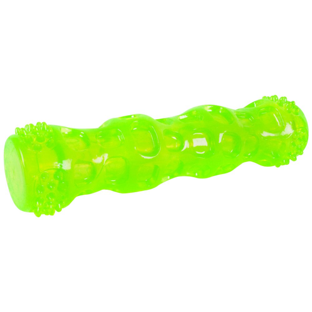 Hyper Pet Durasqueaks Dog Toy Stick and Dog Chews, Squeaky Ball Stick for Interactive Play, Medium, Green Animals & Pet Supplies > Pet Supplies > Dog Supplies > Dog Toys Hyper Pet   