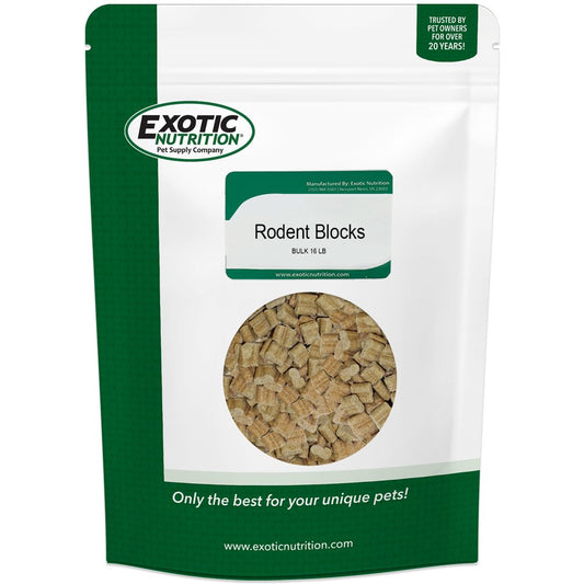 Exotic Nutrition Rodent Blocks 18 Lb. Rodent Food Animals & Pet Supplies > Pet Supplies > Small Animal Supplies > Small Animal Food Exotic Nutrition   