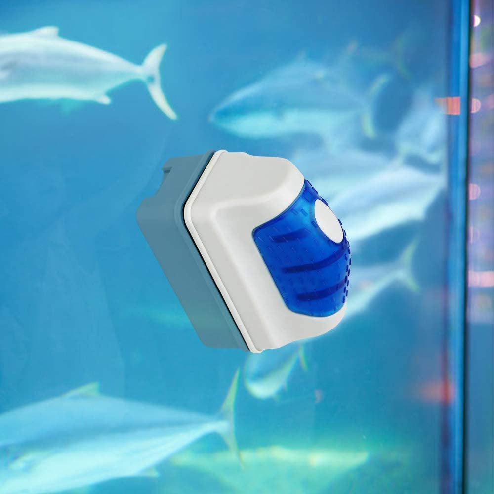 Magnetic Aquarium Fish Tank Scraper Glass Cleaner Scrubber Floating Clean Brush Animals & Pet Supplies > Pet Supplies > Fish Supplies > Aquarium Cleaning Supplies Namotu   