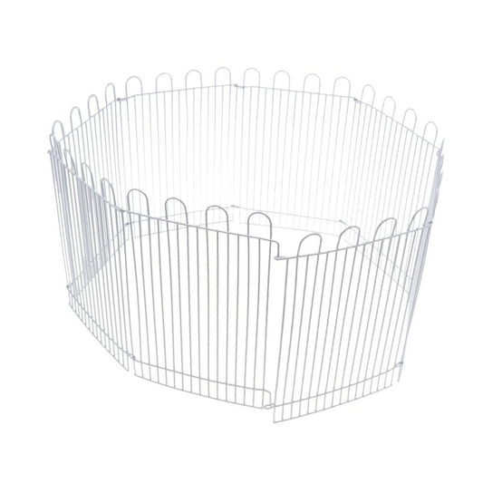 Hamster Small Animal Play Pen, , 8 -Panels Outdoor Run Cage - White, 12 Panels Format Panels Size S Animals & Pet Supplies > Pet Supplies > Dog Supplies > Dog Kennels & Runs perfk 8 Panels Size S  