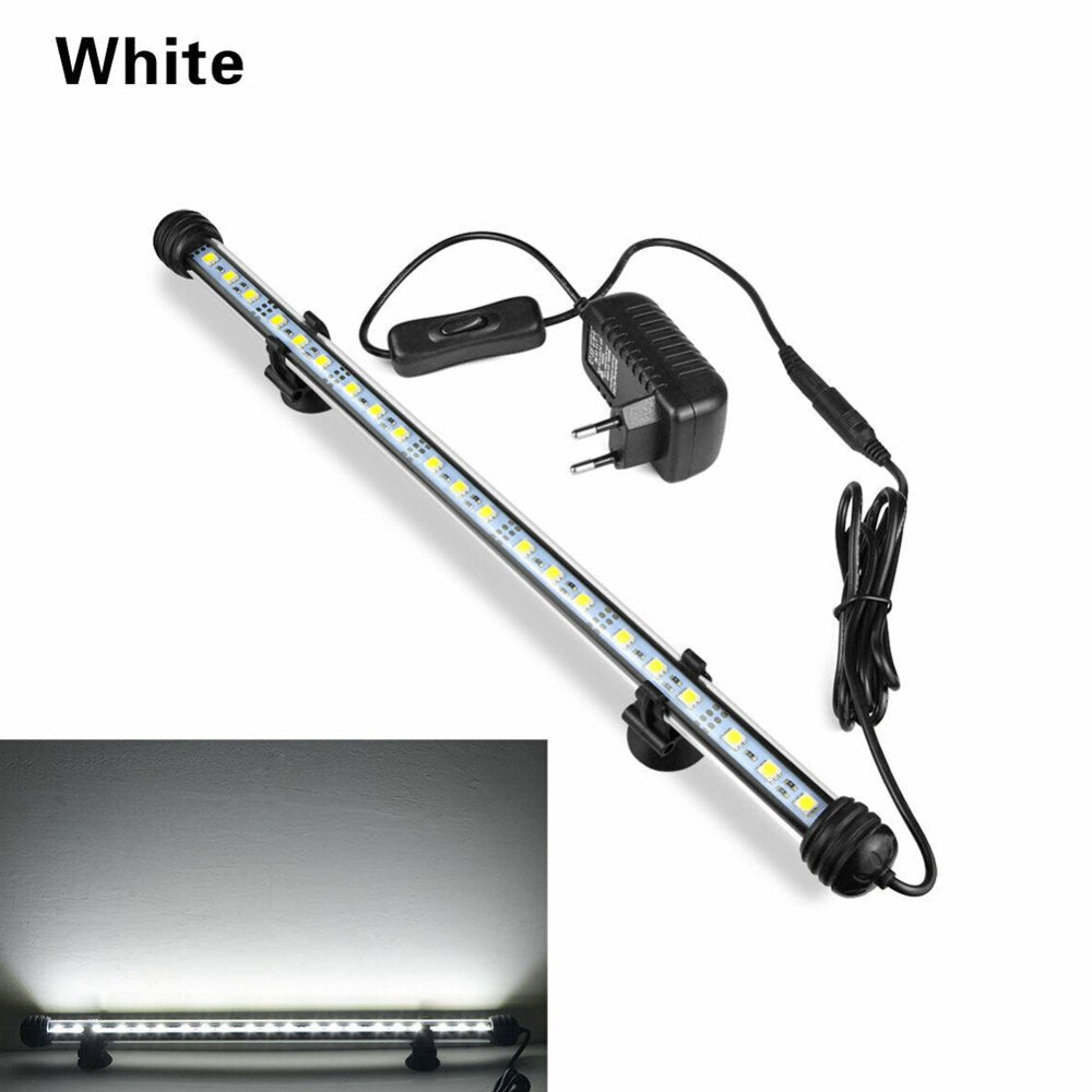 Fish Tank RGB LED Light Bar Strip Submersible Waterproof Lamp Crystal Glass Lights US Plug Animals & Pet Supplies > Pet Supplies > Fish Supplies > Aquarium Lighting CN EU Plug  