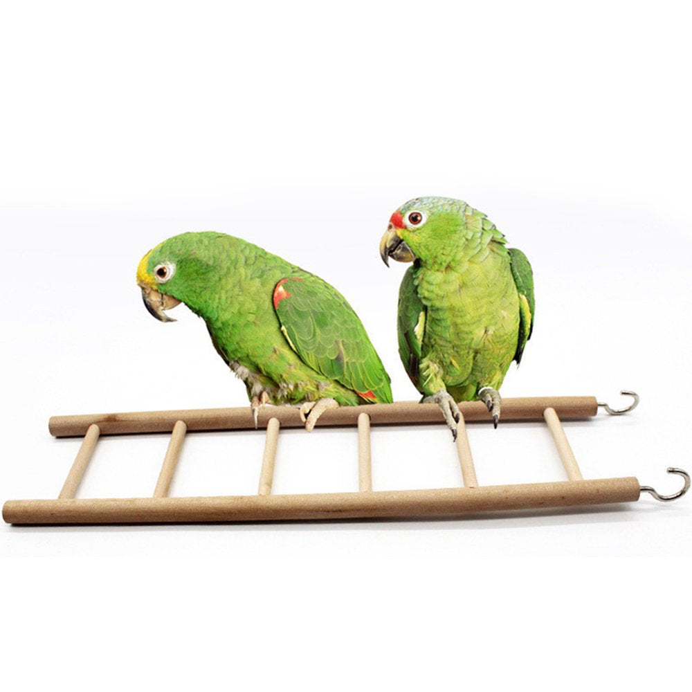 Papaba Bird Toy,3/4/5/6/7/8 Steps Wooden Pet Bird Parrot Climbing Hanging Ladder Cage Chew Toy Animals & Pet Supplies > Pet Supplies > Bird Supplies > Bird Toys Papaba   