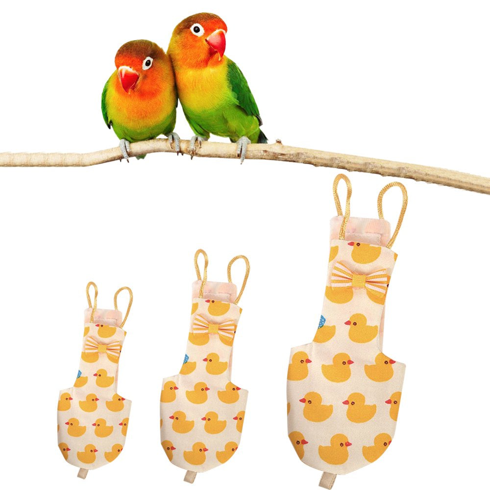 Washable Reusable Parrot Flight Suits Budgie Bird Diaper Funny Bird Flying Suit Liners Bird Nappy Pee Pad Hand Made Clothes for Cockatiel Animals & Pet Supplies > Pet Supplies > Dog Supplies > Dog Diaper Pads & Liners BYDEZCON   
