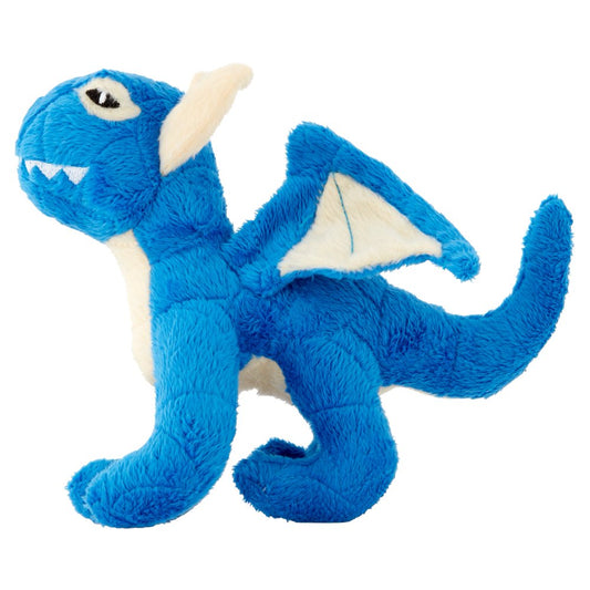 Mighty Junior Dragon Blue, Plush and Durable Dog Toy Animals & Pet Supplies > Pet Supplies > Dog Supplies > Dog Toys VIP Products   