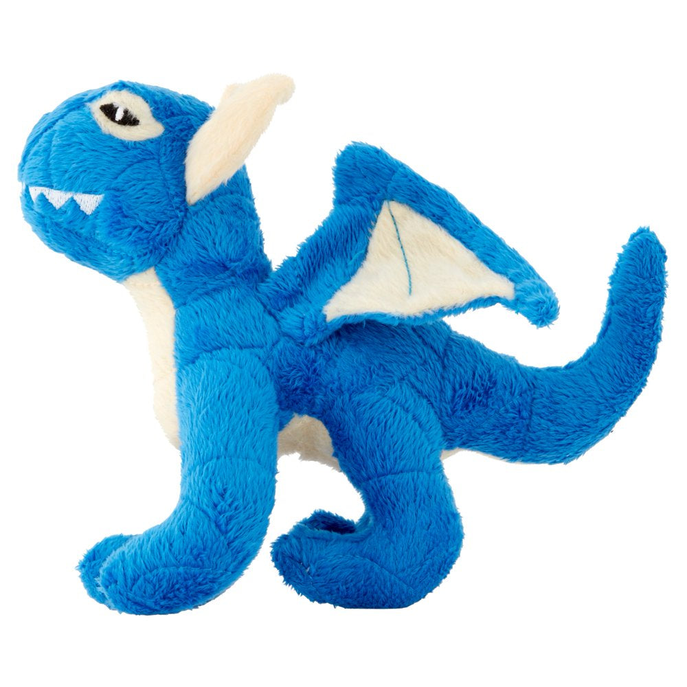 Mighty Junior Dragon Blue, Plush and Durable Dog Toy