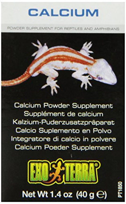 Exo Terra Calcium Powder Supplement for Reptiles and Amphibians, 1.4 Oz., PT 1850 Animals & Pet Supplies > Pet Supplies > Reptile & Amphibian Supplies > Reptile & Amphibian Food Exo Terra   