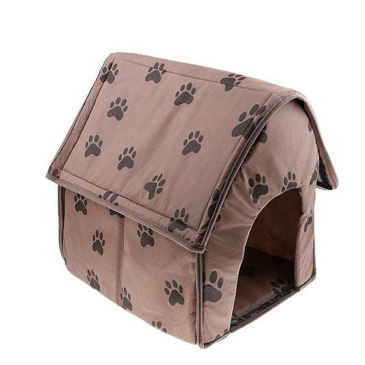 PORTABLE DOG HOUSE- Soft, Warm and Comfortable and Goes Everywhere-Footprint Animals & Pet Supplies > Pet Supplies > Dog Supplies > Dog Houses HOMYL   