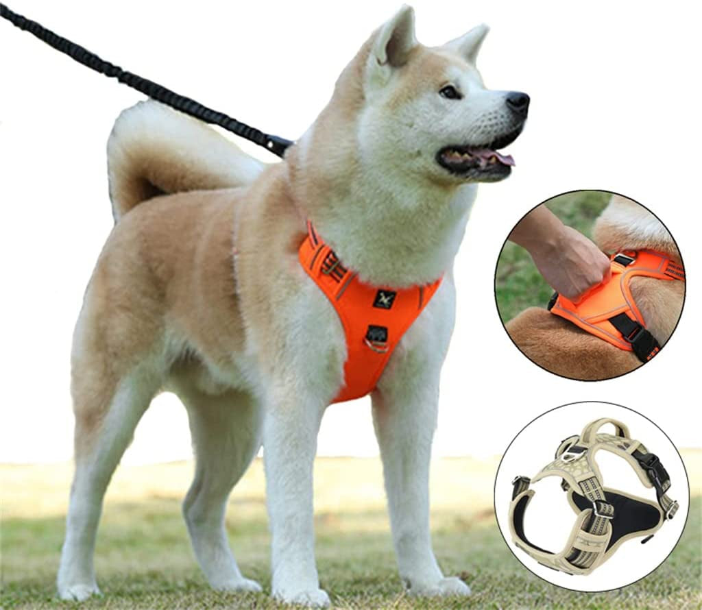 SXNBH No Tension Adjustable Pet Dog Vest with Handle Suitable for Medium and Large Dogs Oxford Cloth Dog Vest Animals & Pet Supplies > Pet Supplies > Dog Supplies > Dog Apparel chuju   